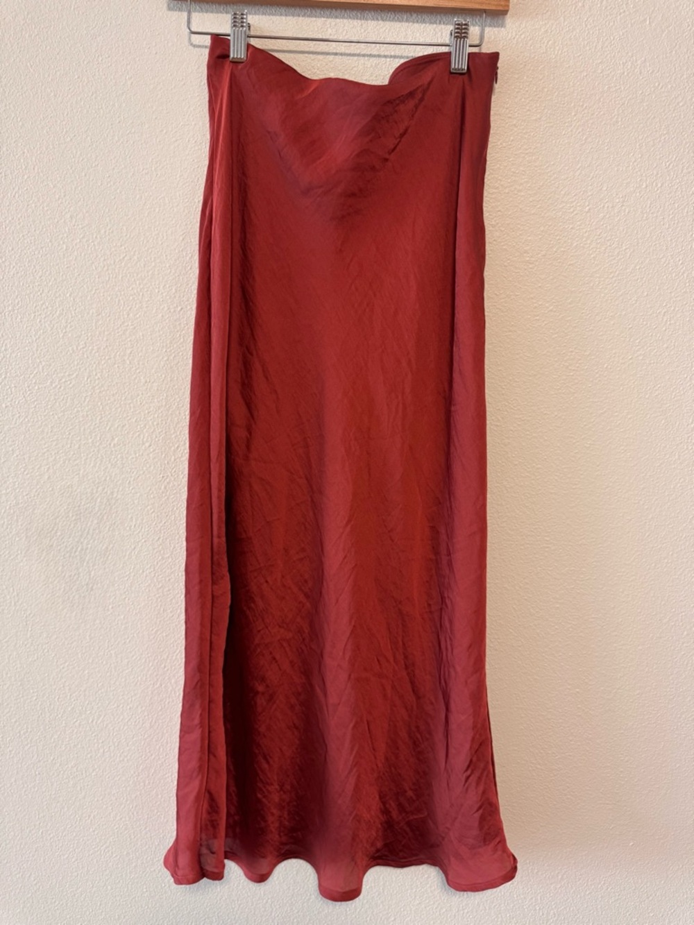 American Eagle Silky Maxi Skirt Made in USA Size M